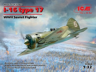 ICM I-16 Type 17, WWII Soviet Fighter Plane