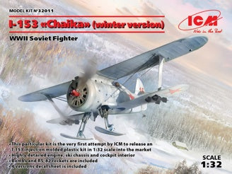 ICM I-153 (Winter Version), WWII Soviet Fighter Plane