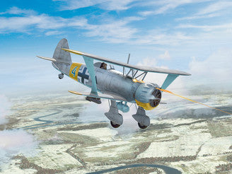Hs 123A-1 (Late), WWII German Attack Aircraft