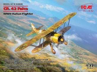 ICM CR. 42 Falco, WWII Italian Fighter Plane