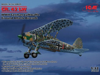 ICM CR. 42 LW, WWII German Luftwaffe Ground Attack Aircraft
