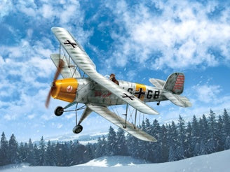 ICM Bücker Bü 131D, WWII German Training Aircraft