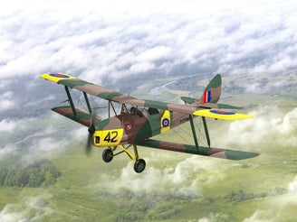 ICM D.H. 82A Tiger Moth, British Training Aircraft