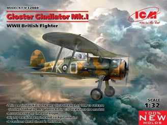 ICM Gloster Gladiator Mk.I, WWII British Fighter