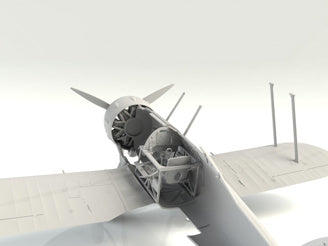 ICM Gloster Gladiator Mk.II, WWII British Fighter Plane