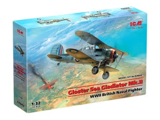 ICM Gloster Sea Gladiator Mk.II, WWII British Naval Fighter Plane