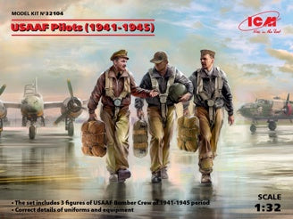 ICM USAAF Pilots (1941-1945) 3 Figures