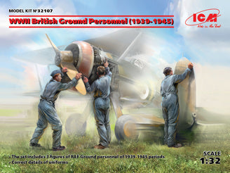 ICM WWII British Ground Personnel (1939-1945) 3 Figures