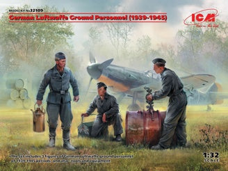 ICM German Luftwaffe Ground Personnel (1939-1945) 3 Figures
