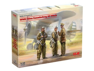 ICM WWII China Guomindang AF Pilots 3 Figures