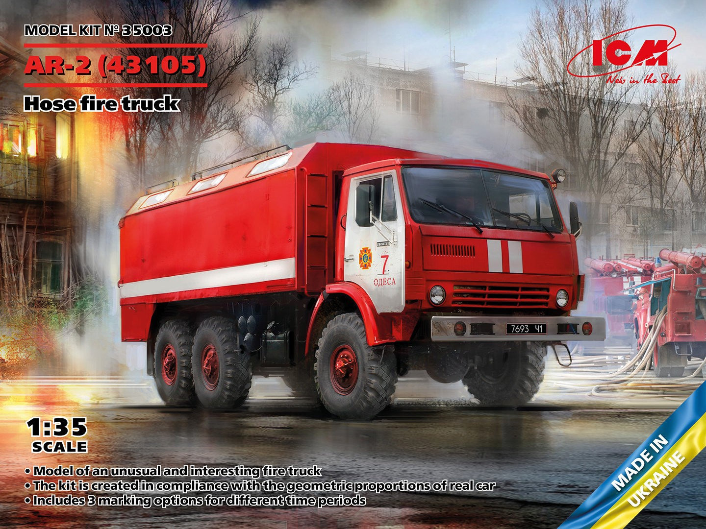 ICM 1/35 Ar-2 (43105), Hose Fire Truck Icm35003