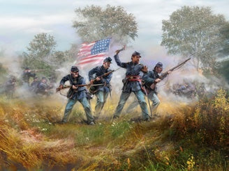 ICM American Civil War Union Infantry (Set #2) 4 Figures