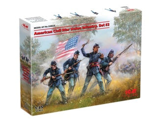 ICM American Civil War Union Infantry (Set #2) 4 Figures