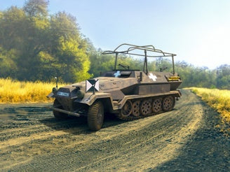 ICM Sd.Kfz.251/6 Ausf.A, WWII German Armoured Command Vehicle