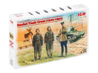 ICM Soviet Tank Crew (1939-1942) 3 Figures