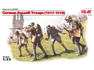 ICM German Assault Troops (1917-1918) 4 Figures