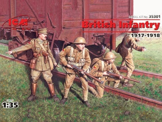 ICM British Infantry (1917-1918) 4 Figures