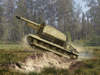 ICM 10.5cm leFH 16(Sf) auf Geschutzwagen FCM36(f), WWII German Self-Propelled Howitzer