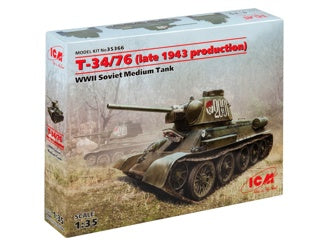 ICM Т-34/76 (Late 1943 Production), WWII Soviet Medium Tank