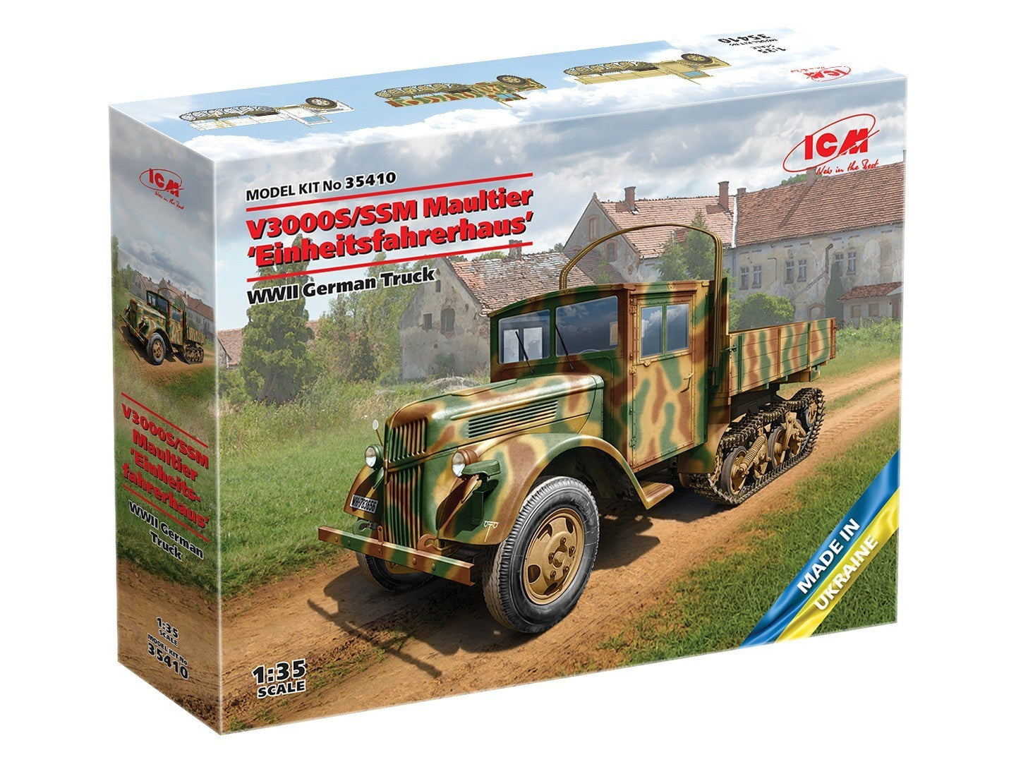 ICM 1/35 V3000S/Ssm Maultier 'Einheitsfahrerhaus' 35410 ICM35410