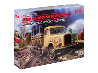 ICM KHD S3000/SS M Maultier, WWII German Semi-Tracked Truck