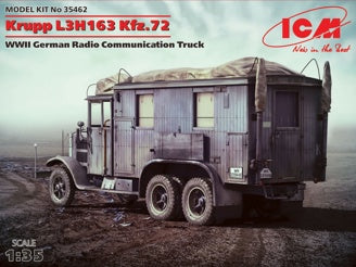 ICM Krupp L3H163 Kfz.72, WWII German Radio Communication Truck