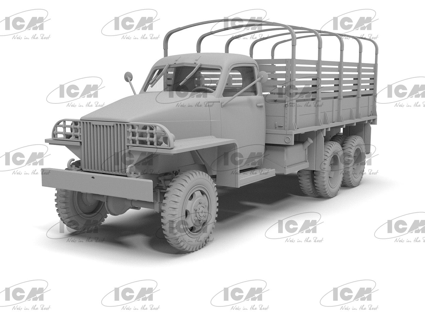ICM 1/35 Studebaker Us6-U3 Us Military Truck 35490 ICM35490
