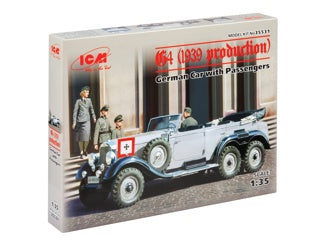 ICM G4 (1939), German Car with 4 Passenger Figures