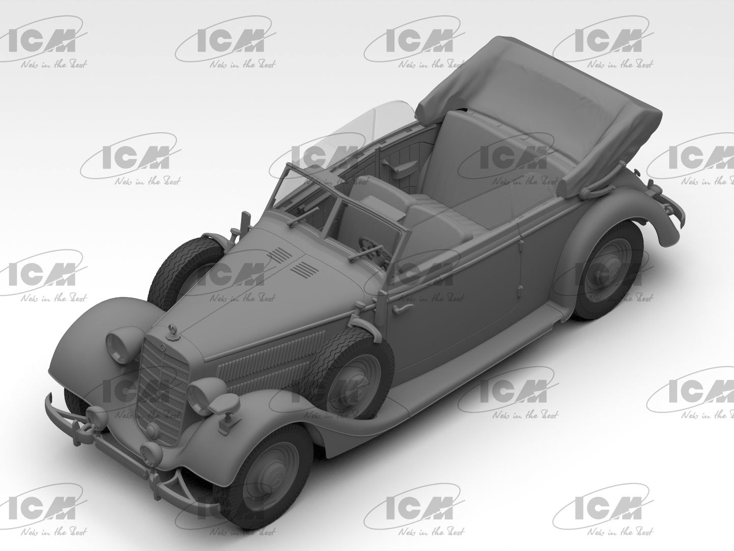 ICM 1/35 Typ 320 (W142) Cabriolet German Staff Car Icm35540