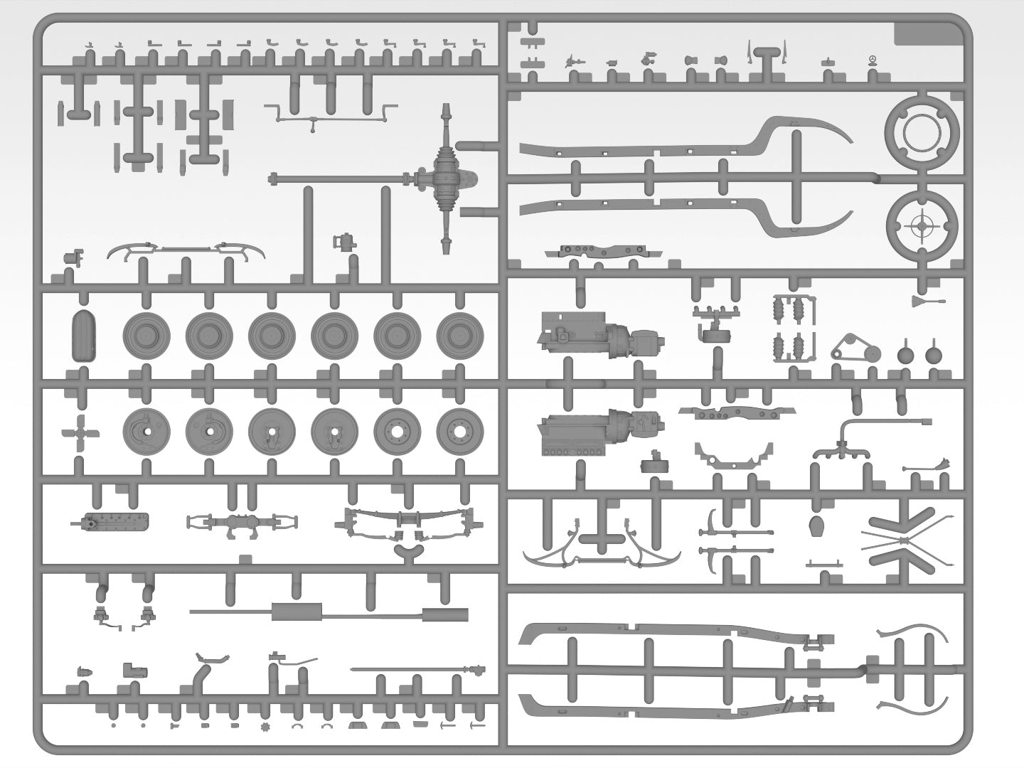 ICM 1/35 Typ 320 (W142) Cabriolet German Staff Car Icm35540