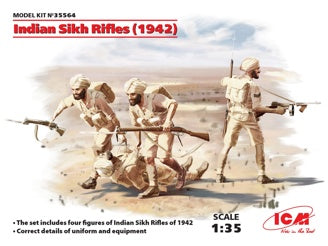 ICM Indian Sikh Rifles (1942) 4 Figures