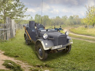 ICM le.gl.Einheitz-Pkw Kfz.2, WWII German Light Radio Communication Car