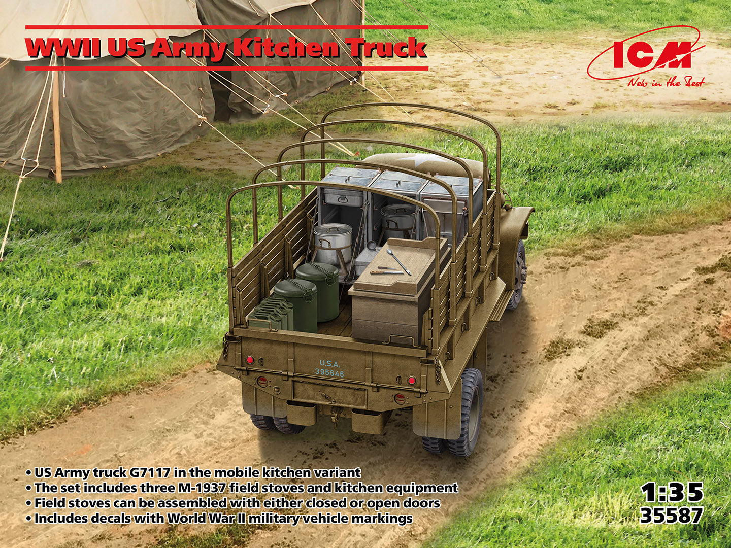 ICM 1/35 WWII US Army Kitchen Truck
ICM35587