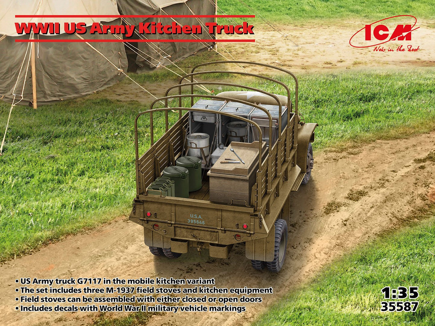 ICM 1/35 WWII US Army Kitchen Truck
ICM35587