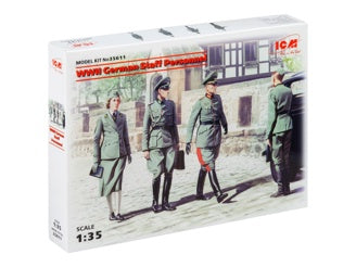 ICM WWII German Staff Personnel 4 Figures