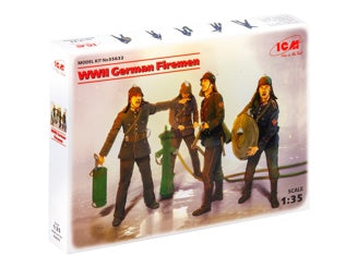 ICM WWII German Firemen 4 Figures