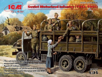 ICM Soviet Motorised Infantry (1943-1945) 5 Figures