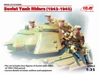 ICM Soviet Tank Riders (1943-1945) 4 Figures
