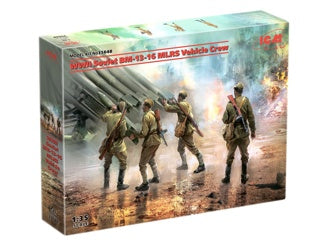 ICM WWII Soviet BM-13-16 MLRS Vehicle Crew 4 Figures
