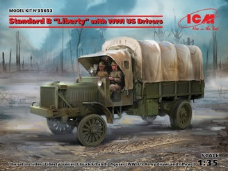 ICM Standard B “Liberty†with 2 WWI U.S. Driver Figures