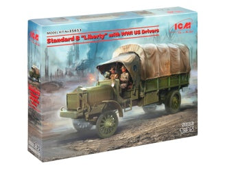 ICM Standard B “Liberty†with 2 WWI U.S. Driver Figures
