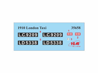 ICM Type AG 1910 London Taxi Car