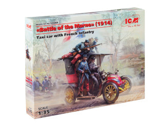 ICM Battle of the Marne (1914) Taxi Car with French Infantry