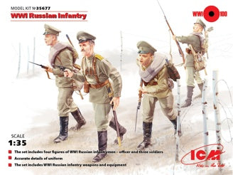 ICM WWI Russian Infantry 4 Figures
