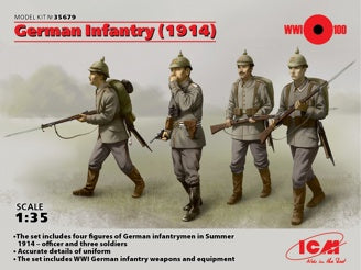 ICM German Infantry (1914) 4 Figures