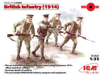 ICM British Infantry (1914) 4 Figures