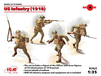 ICM US Infantry (1918) 4 Figures