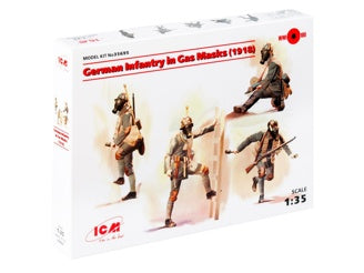 ICM German Infantry In Gas Masks (1918) 4 Figures