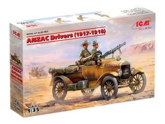 ICM ANZAC Drivers (1917-1918) with 2 Figures