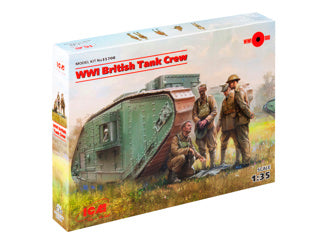 ICM WWI British Tank Crew 4 Figures